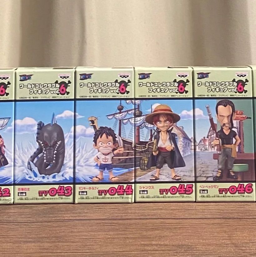 ワンピース フィギュア ワールドコレクタブルvol.6 8体セット