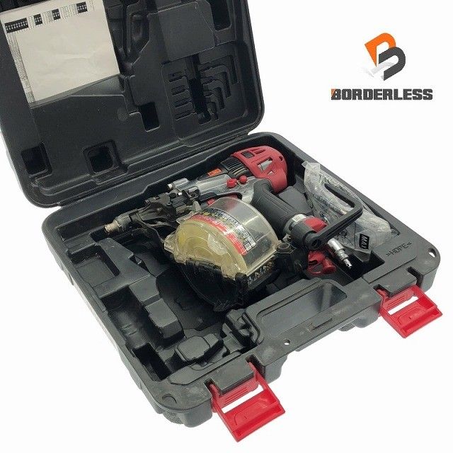 比較的 MAX マックス 50mm 高圧 コイルネイラ HN-50N2 D エアロスター 釘|クギ エア ロール 型枠115159