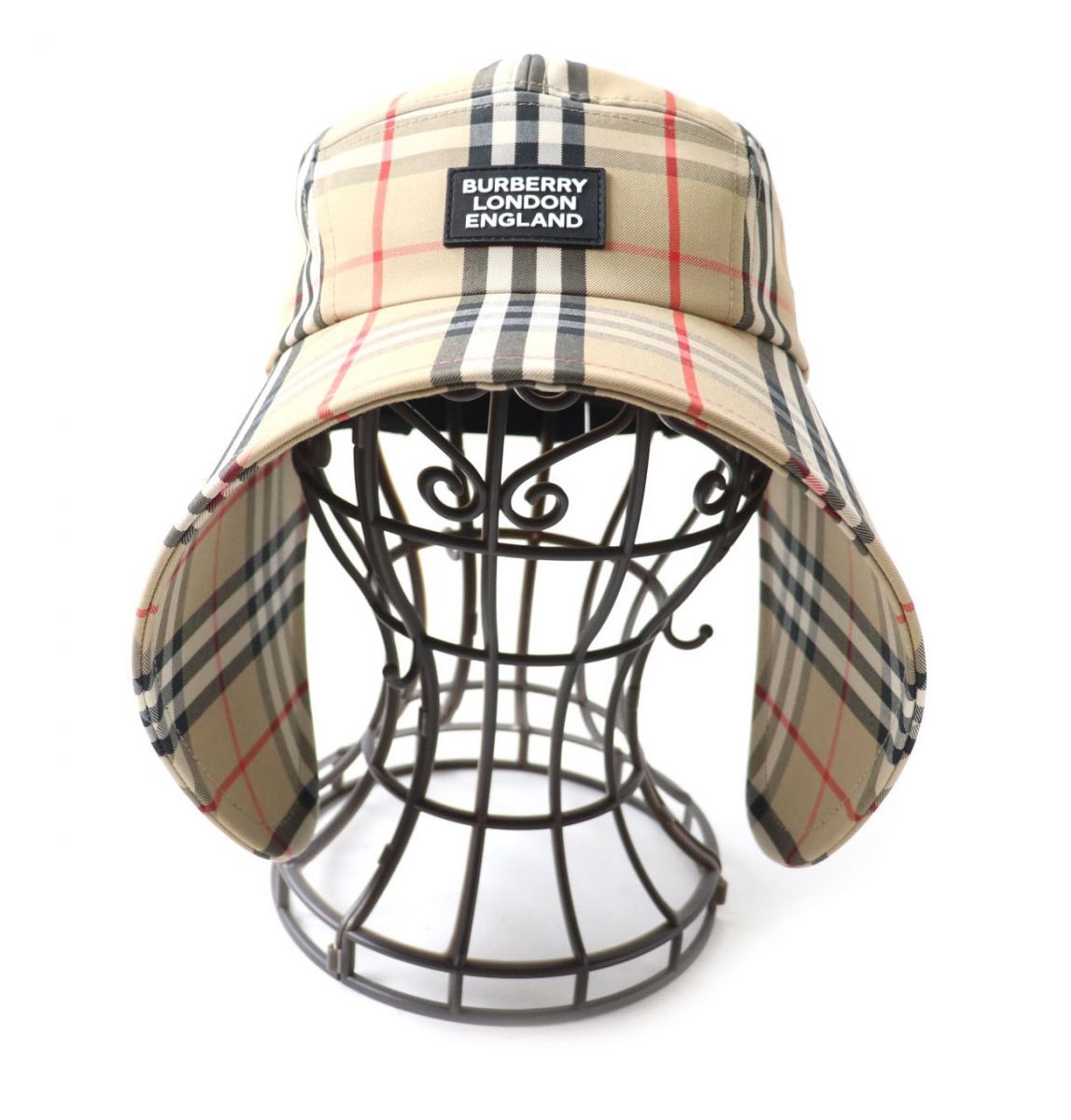 BURBERRY LONDON バーバリー ツバ裏ノバチェック 帽子 サイズL - 帽子
