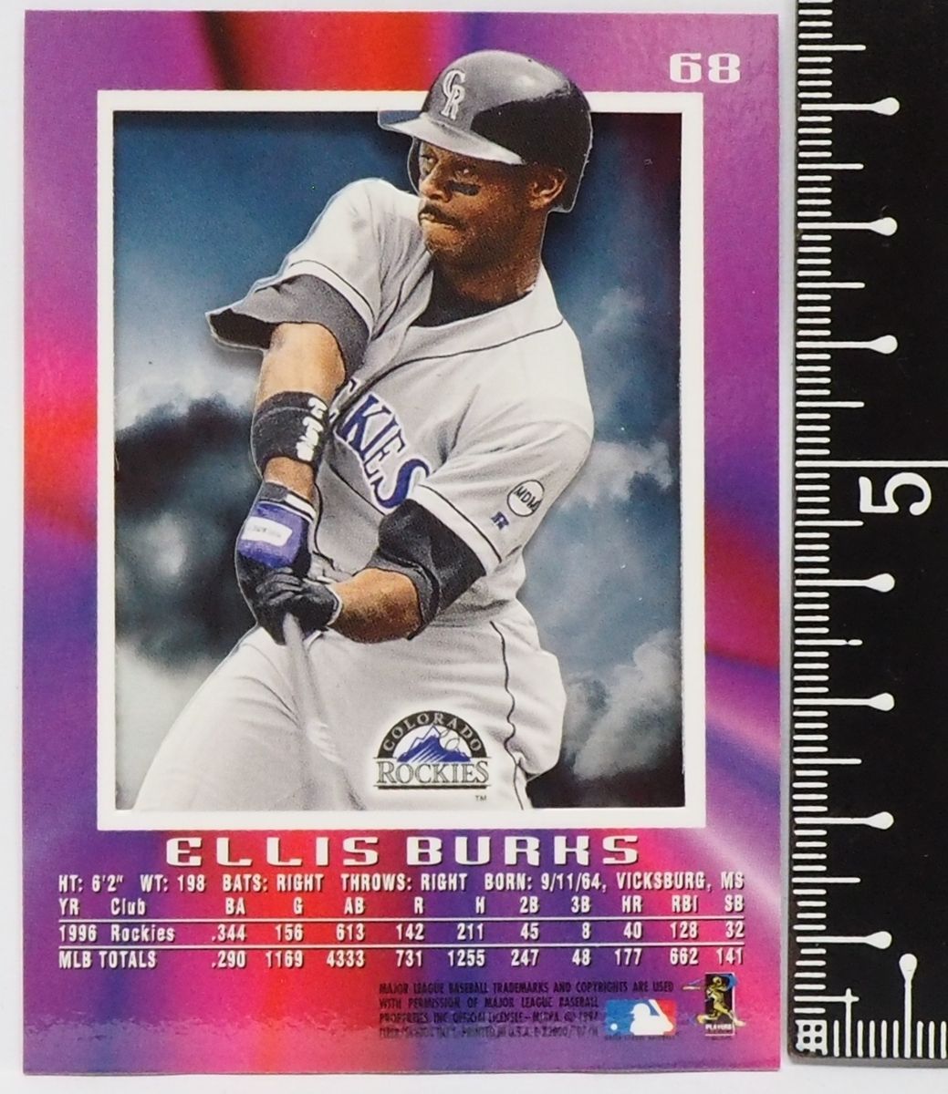 FLEER Skybox EX2000 #68【Ellis Burks(COLORADO ROCKIES・OF
