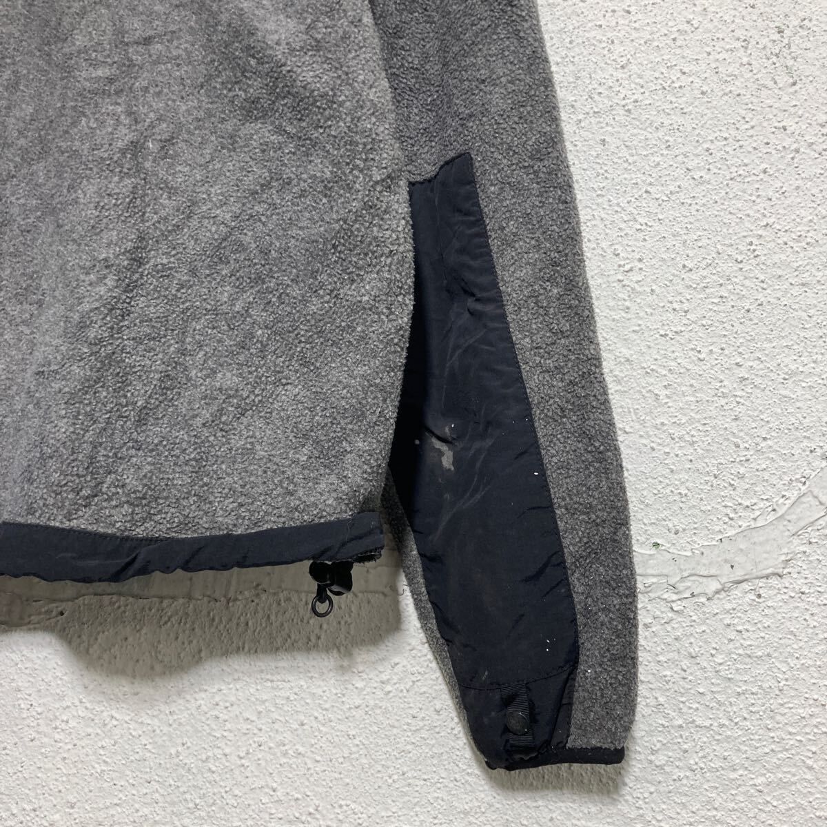 The north face フリース ジャケット ザノースフェイス S グレー ブラック アウトドア マウンテン 古着卸 アメリカ仕入 a609-6952