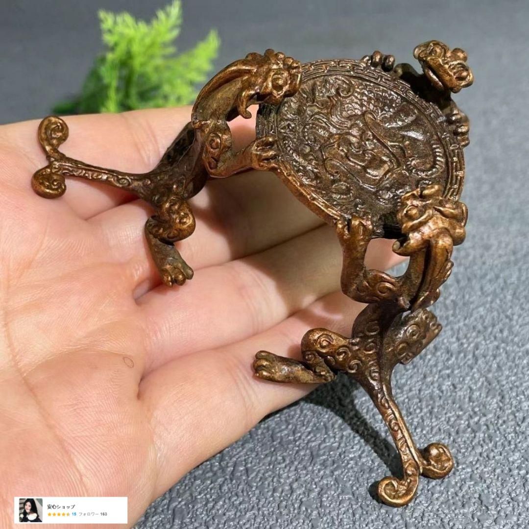 百福缶 銅器 稀少品 茶道具 重厚 極細工 工芸品 美術品 置物 仏事 双竜戯珠碗 銅器 稀少品 茶道具 重厚 極細工 工芸品 美術品 置物