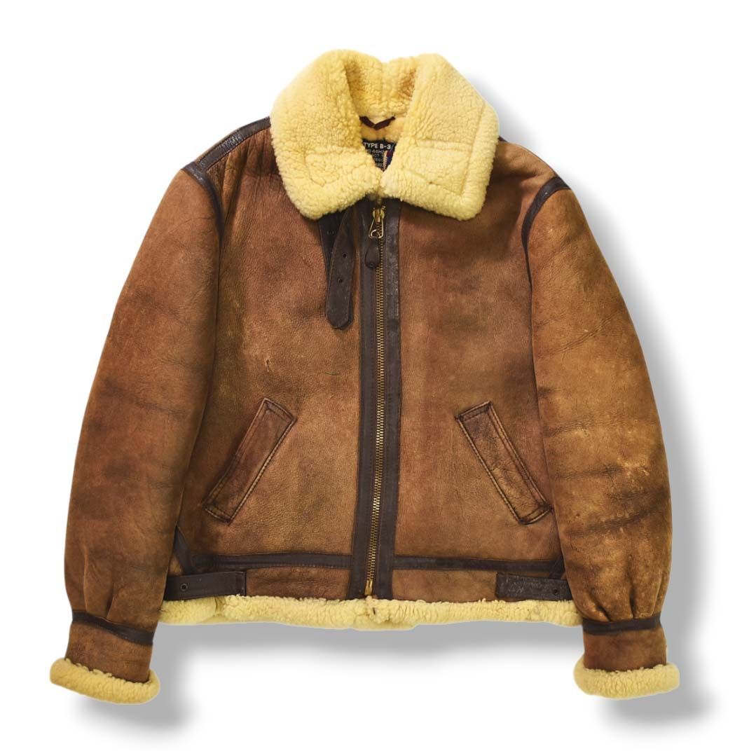 USA製 ショット Schott B-3 ムートン フライトジャケット ボンバー