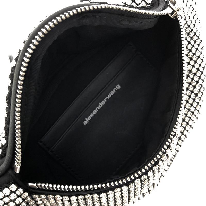 alexanderwang シルバーストーンパーティーバッグ alexanderwang パーティーバッグ シルバー ストーン装飾