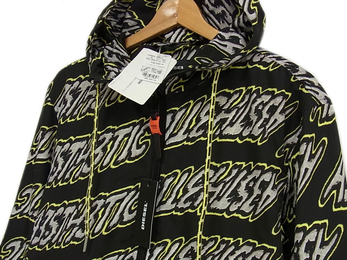 新品 定価41,800円◇DIESEL J-SABORU JACKET ナイロン ジップパーカー 
