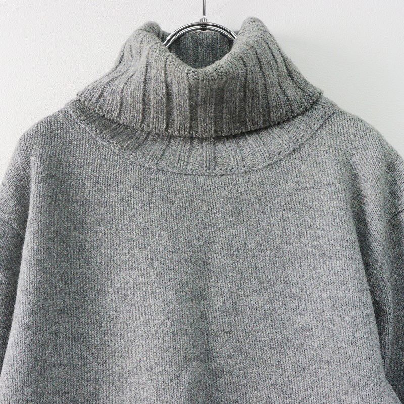 美品 ドゥーズィエムクラス カシミヤ混 JADE タートルネックニット ブラック Deuxieme Classe（ドゥーズィエムクラス）の「*JADE