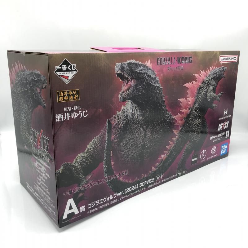 【中古】未開封)バンダイ 一番くじ A賞 ゴジラエヴォルヴVer. 2024 SOFVICS フィギュア/ゴジラ×コング 新たなる帝国[6]
