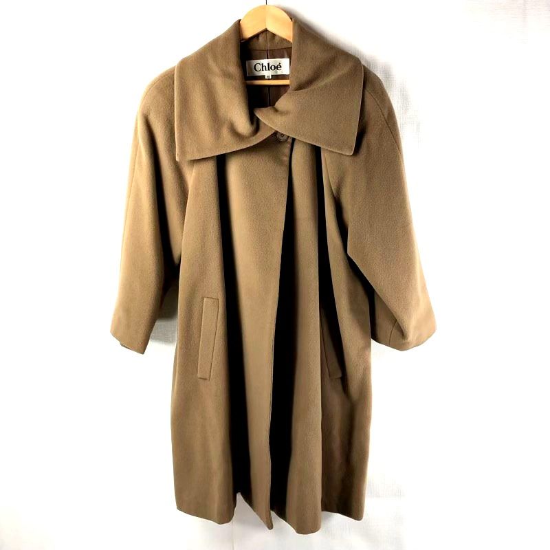 クロエ Chloe コート ロング サイドポケット ベージュ 40サイズ 919371 