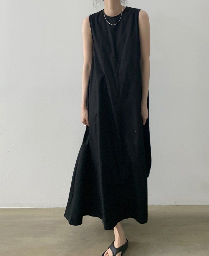［美品］MARGARET HOWELL リネン チェック ノースリーブワンピース マーガレットハウエル リネン チェック ノースリーブワンピース