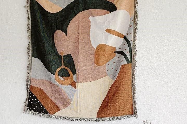 新品 スローダウンスタジオ ブランケット ，レトロ， 北欧