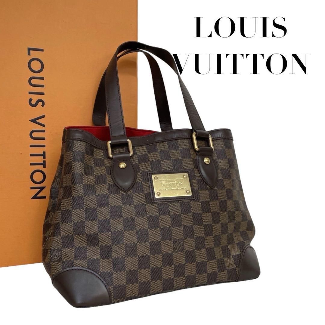 極美品✨ルイヴィトン　ダミエ　ハムステッドPM　トートバッグ　ブラウン 価格交渉/質問大歓迎♪】極美品 LOUIS VUITTON ルイヴィトン ダミエ