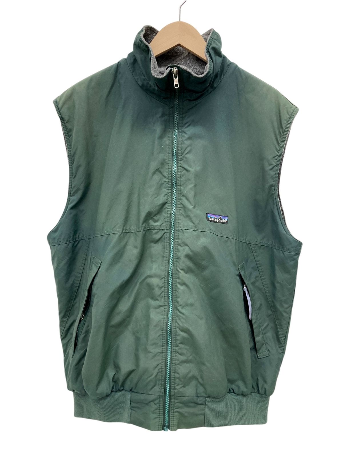おしゃれになりたい　パタゴニア patagonia シェルドシンチラベスト Patagonia shelled synchilla vest L black 90's パタゴニア