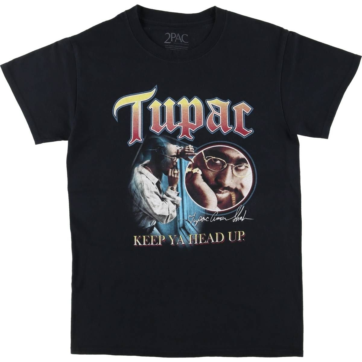 古着 2pac トゥーパック ラップTシャツ ラップT メンズS相当/eaa556529 