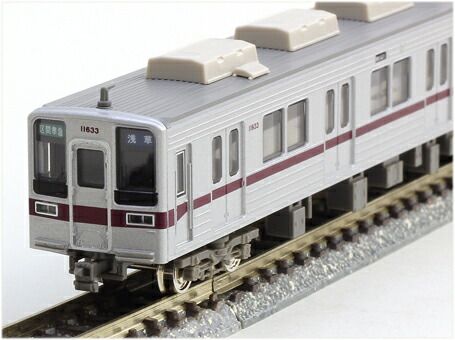 グリーンマックス　完成品 東武10030型 伊勢崎線 新ロゴマーク　増結4両編成 東武10030型 伊勢崎線 新ロゴマーク付き 基本4両編成セット（動力付き） 【
