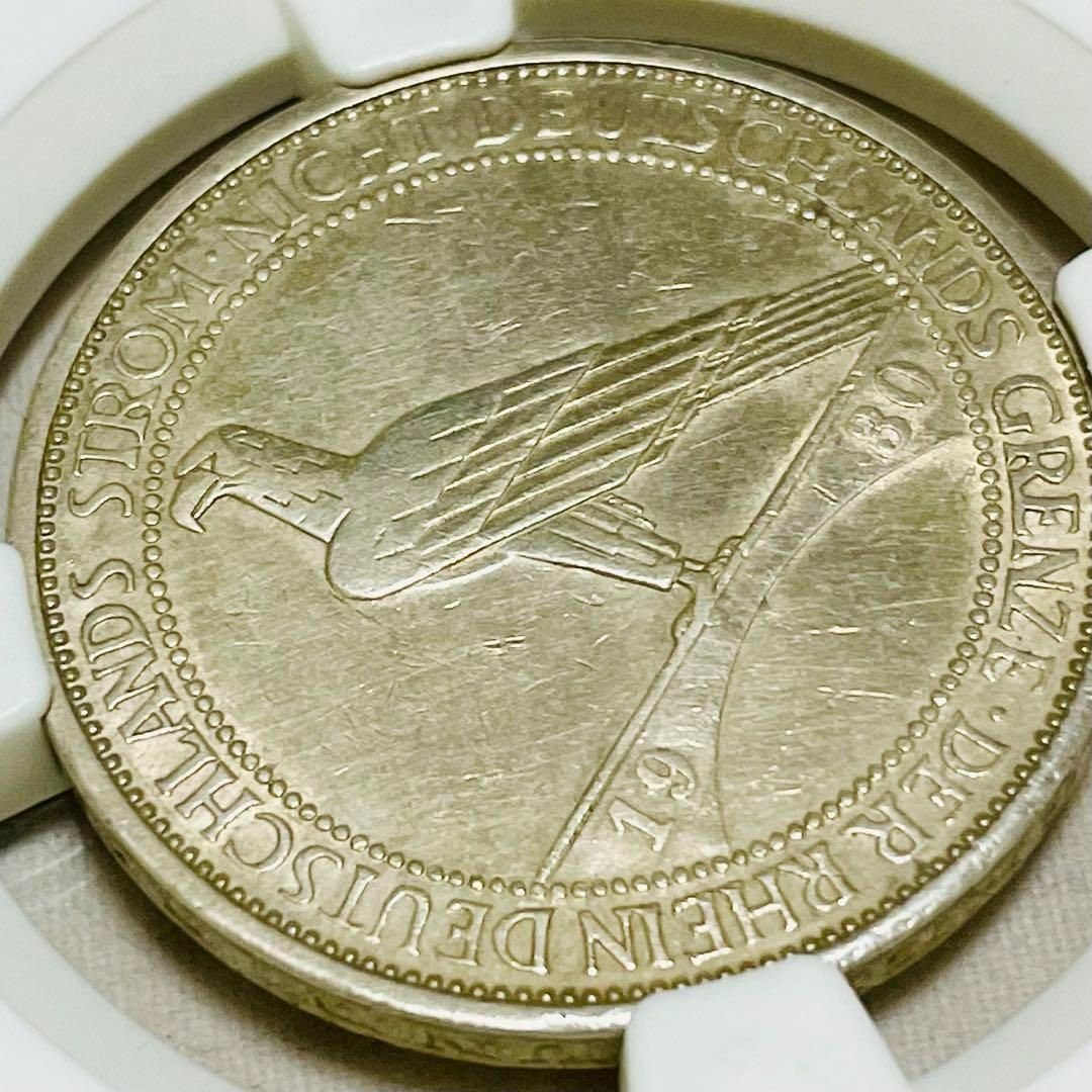 1930 ドイツ ワイマール ラインラント解放 3マルク 銀貨 NGC AU - メルカリ