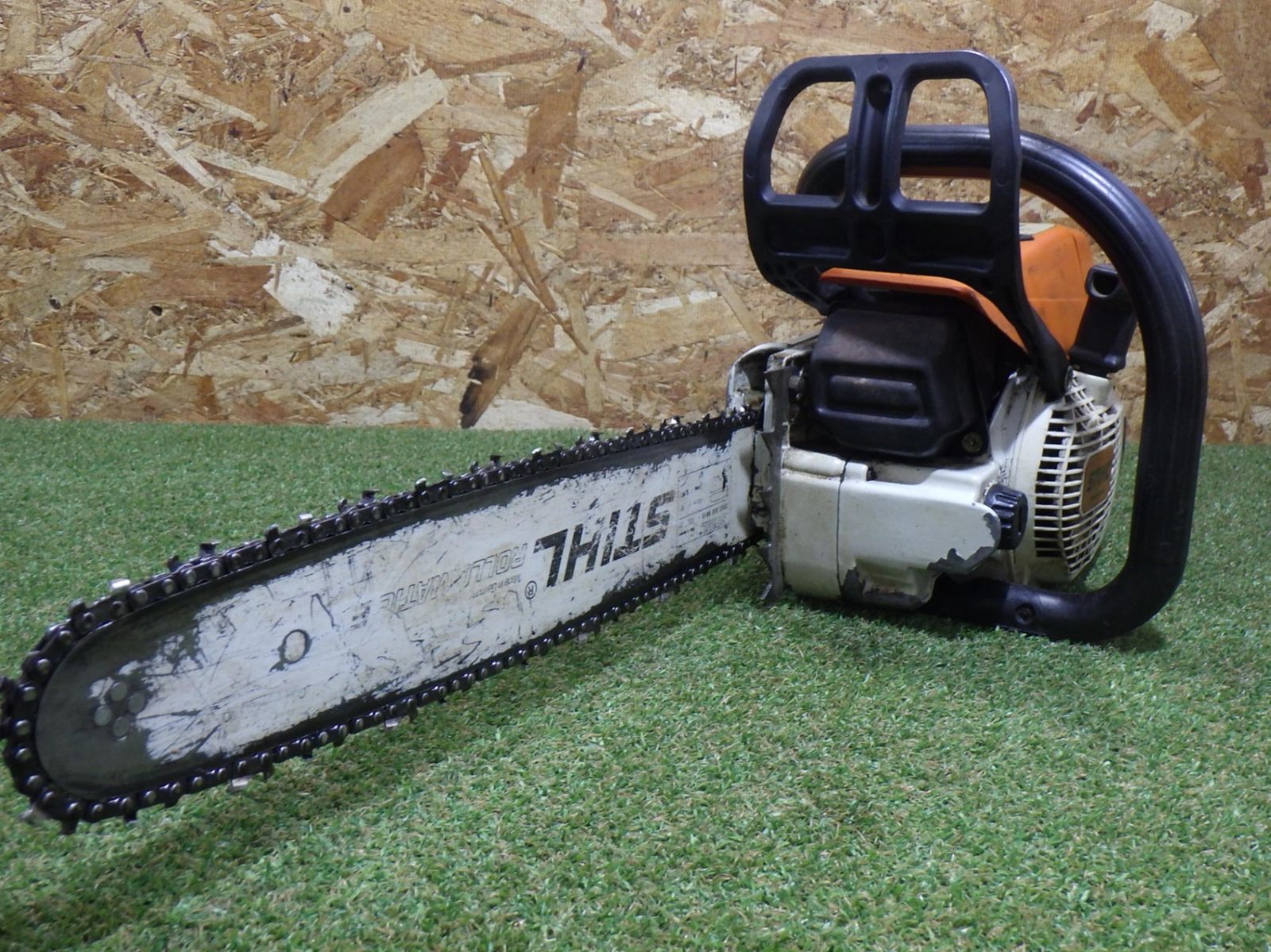 ジャンク】スチール チェーンソー 024 STIHL チェンソー ※エンジン始動 