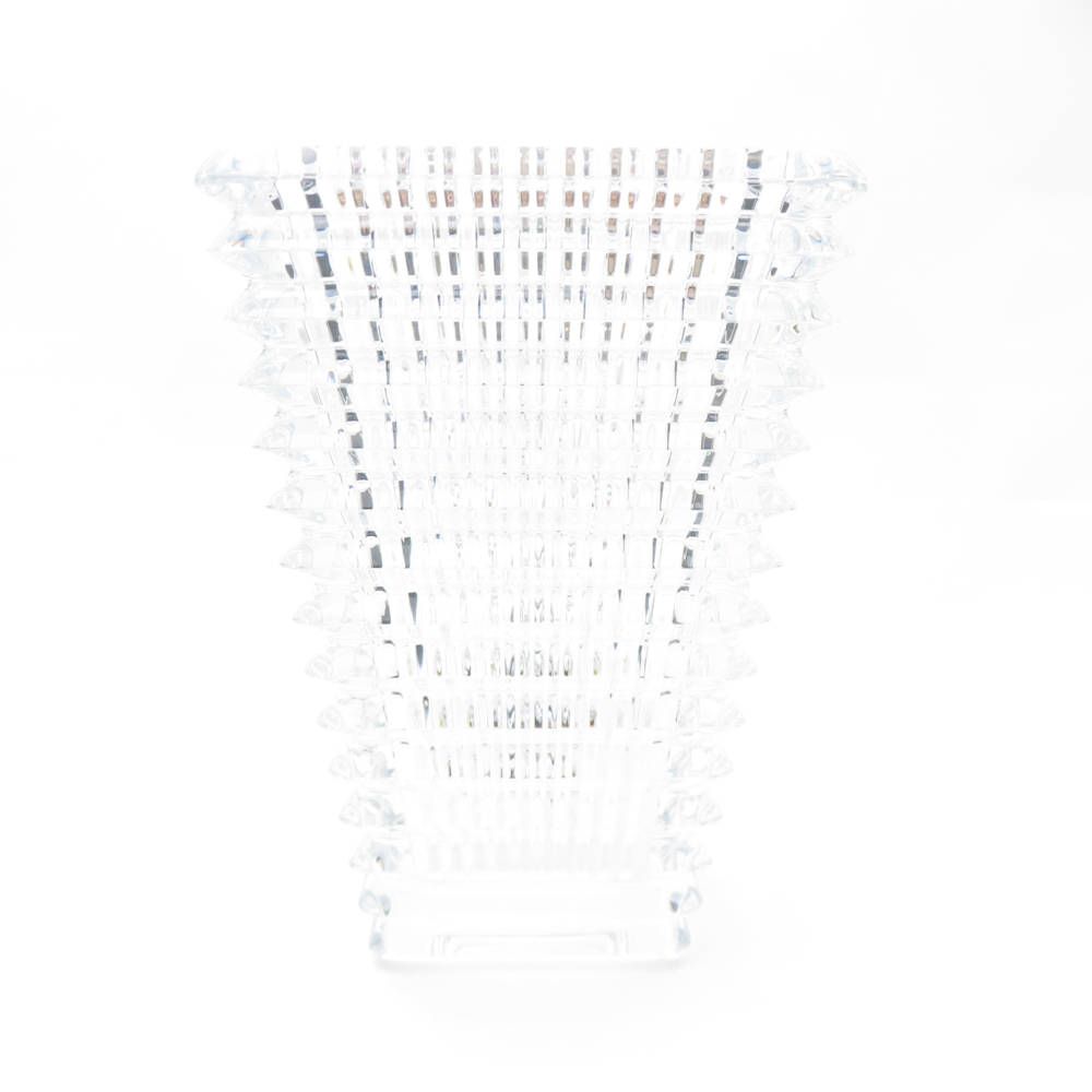 Baccarat アイベース フラワーベース スクエアS 花瓶 クリスタル アイ