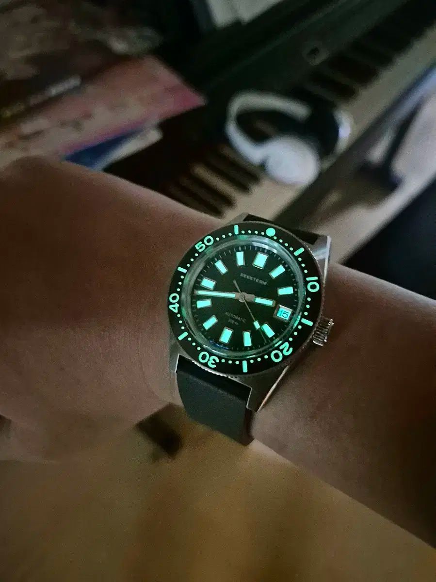  シースター 62 mas ダイバー時計 自動巻き時計 腕時計(アナログ)