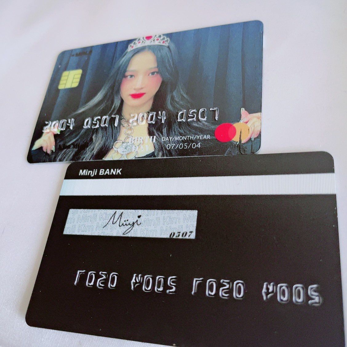 NewJeans ミンジ MINJI 2024センイルセット クレカ風PVCカード