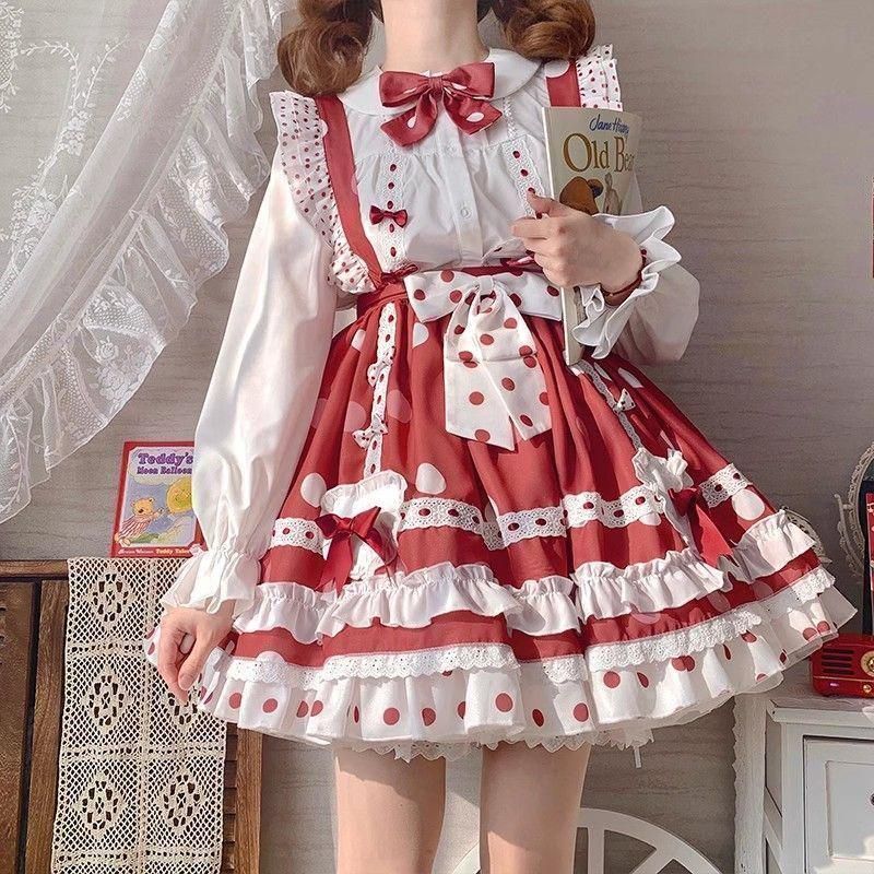LT-176 豪華姫系 lolita 可愛 レトロ風 オリジナル jsk ロリータ ワンピース 美しい刺繍