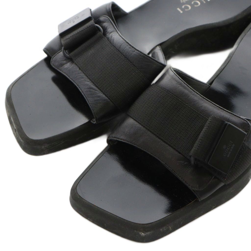 希少　グッチ　GUCCI (35.5) バンブーヒール　サンダル　ミュール　黒 希少 グッチ GUCCI (35.5) バンブーヒール サンダル ミュール 黒 靴