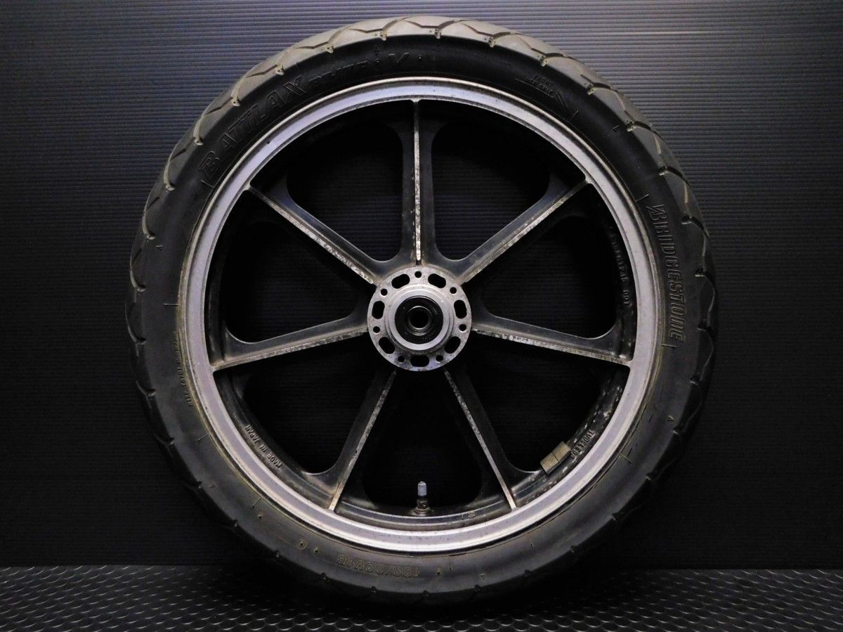 評価A】160◇ Z1300 KZT30A A5 純正 フロント ホイール J18×MT2
