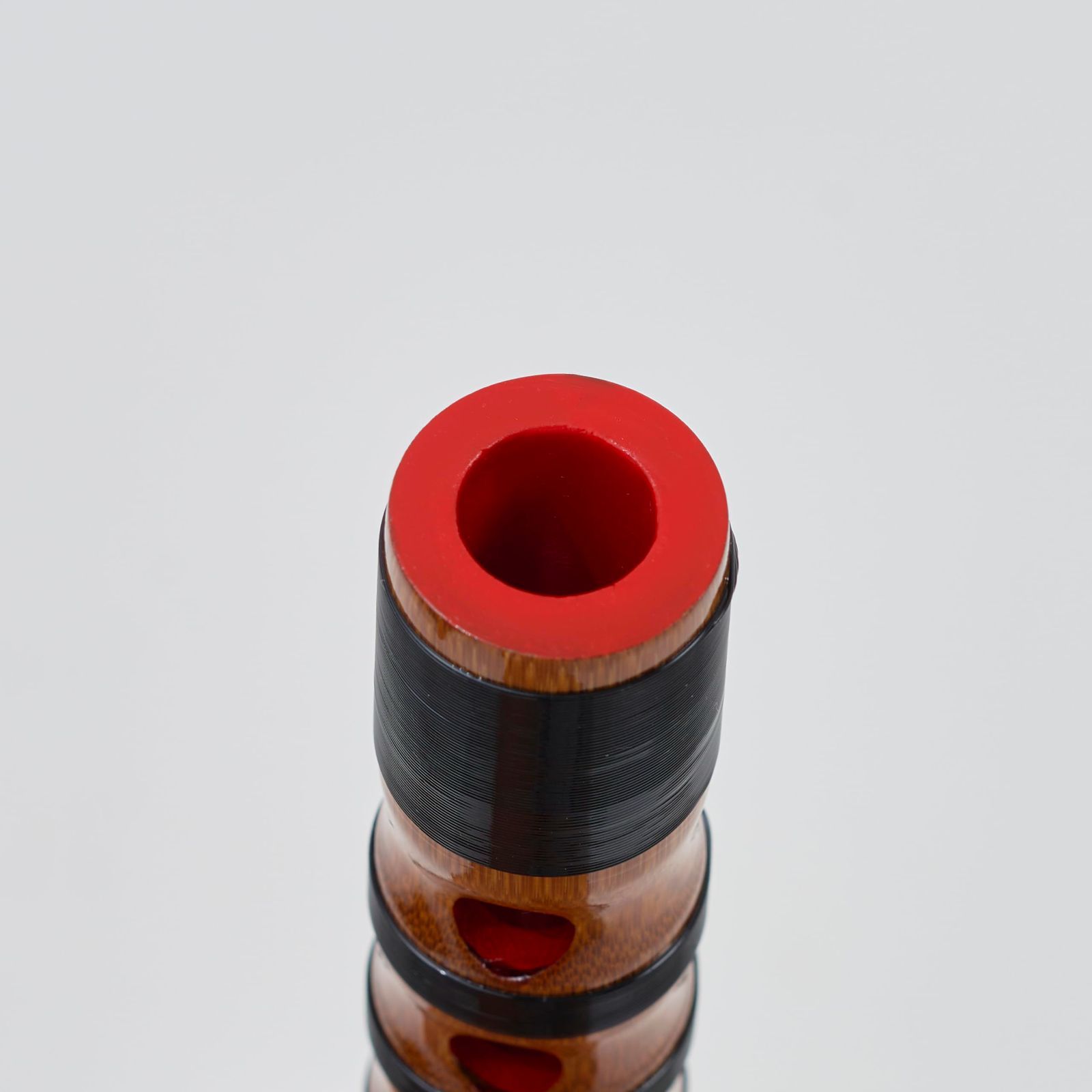 竹製 横笛 竜笛 能管 雅楽楽器 龍笛 和楽器 山本竹細工屋 YAMAMOTOTAKIZAYIKUYA 黒巻き