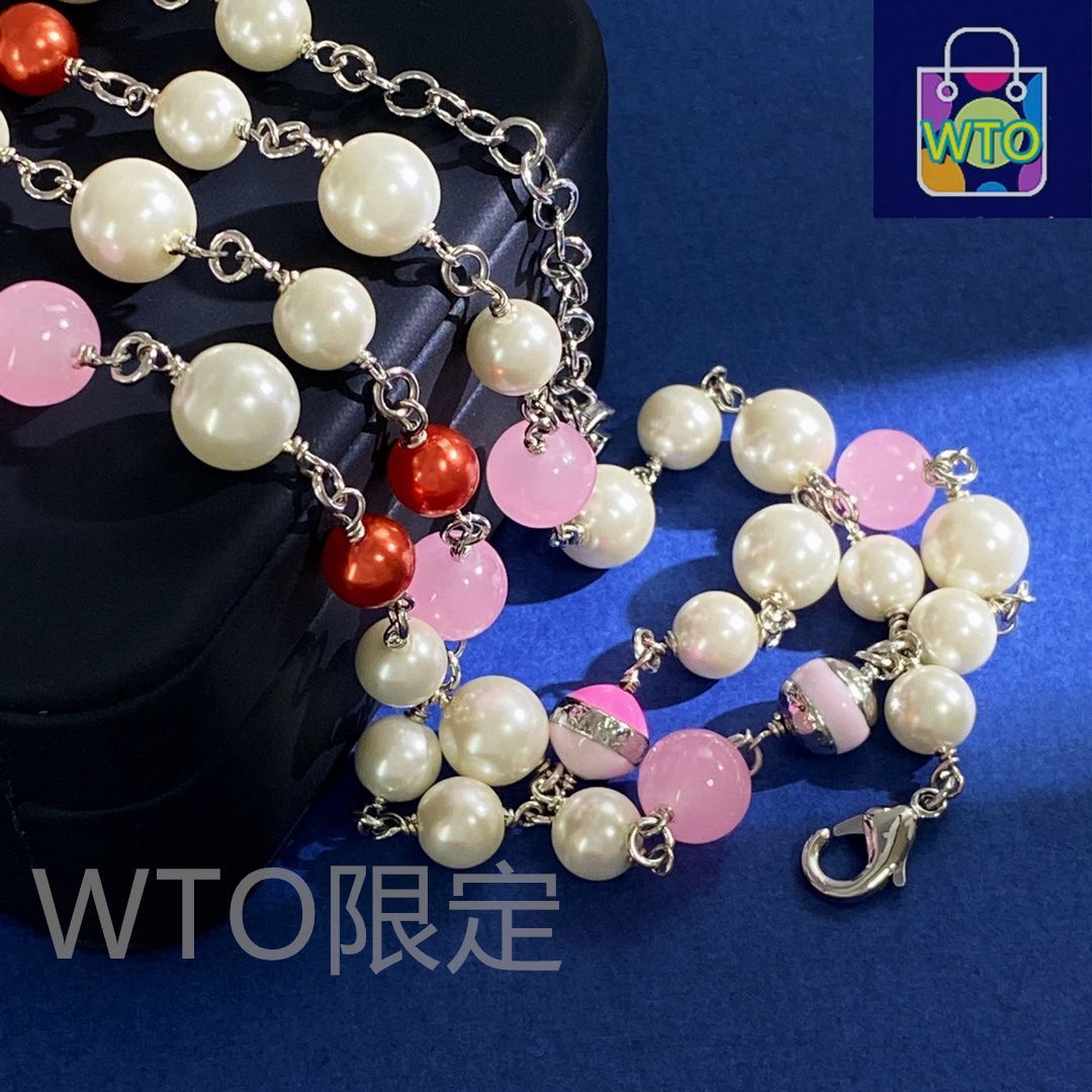 今日特価】CHANEL シャネル 小香風 高級感あふれる ピンクビーズ