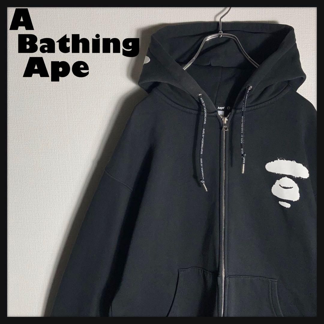 新品未使用★ A BATHING APE ブラック フルジップアップパーカー A BATHING APE® ジップアップ パーカー | ブラック | FARFETCH JP