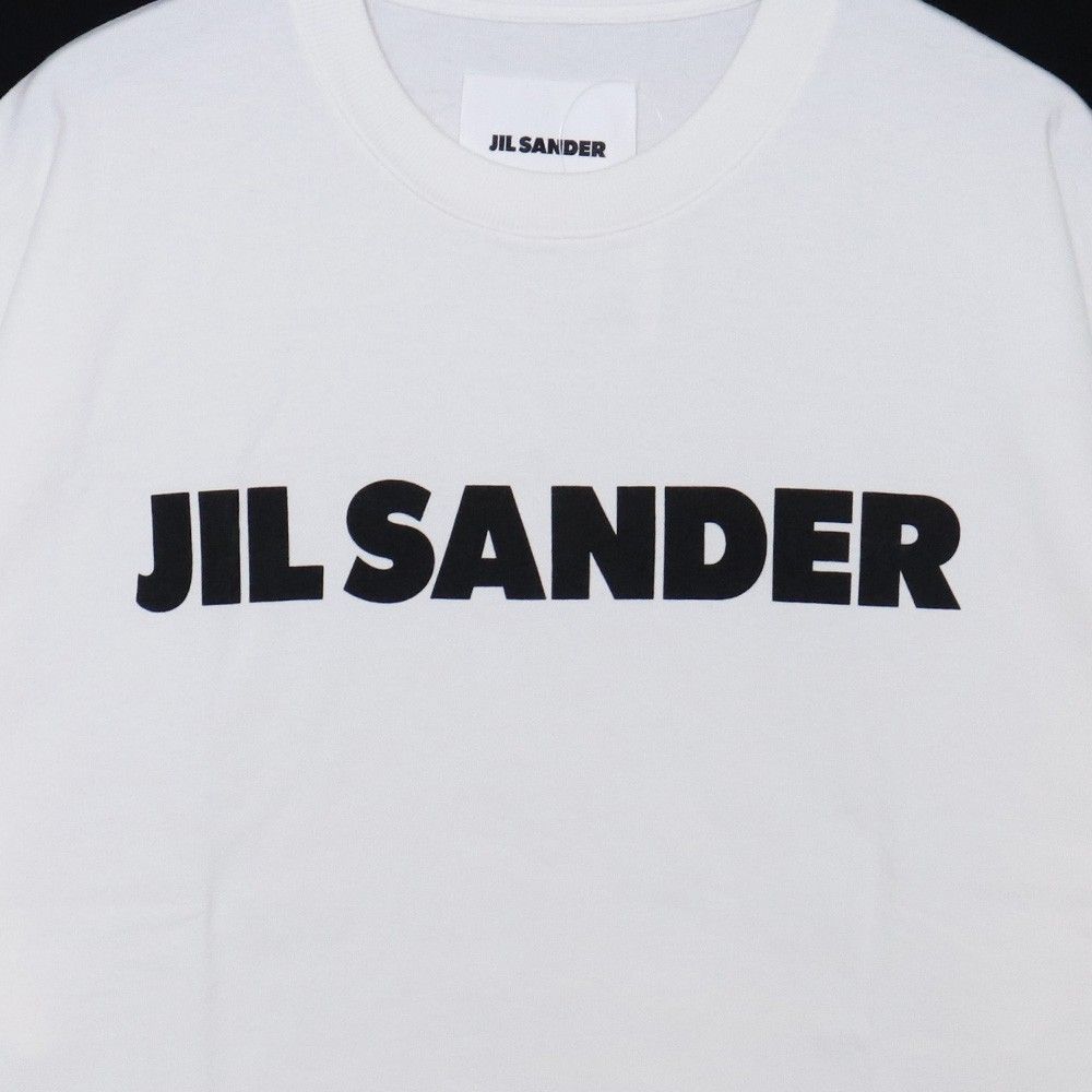 JIL SANDER オーバーサイズ ロゴTシャツ Lサイズ ホワイト JIL SANDER オーバーサイズ ロゴTシャツ Lサイズ ホワイト