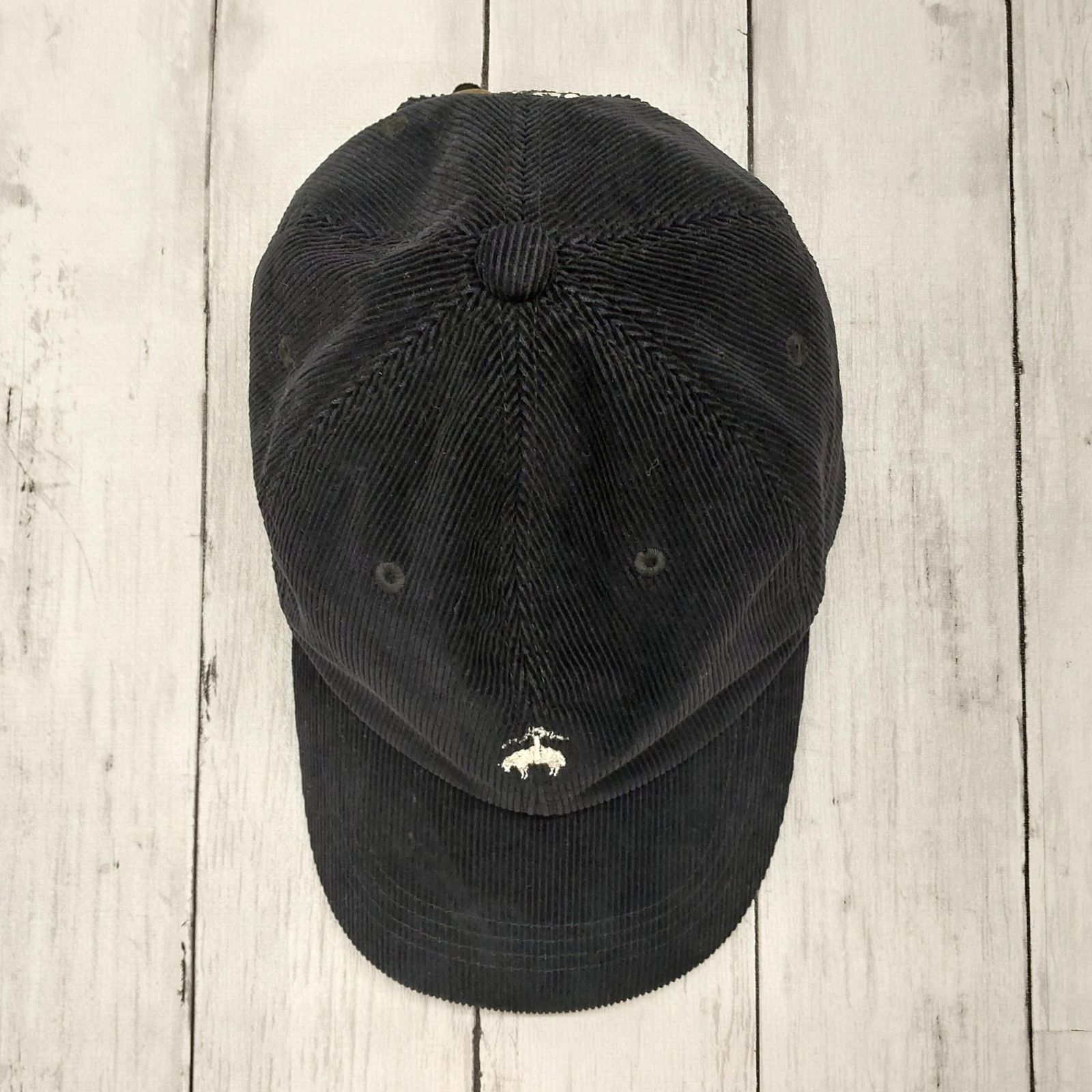 BROOKS BROTHERS 1818 キャップ 黒　オールブラック　刺繍 BROOKS BROTHERS キャップ 帽子 コットン ツイル GFロゴ ベース