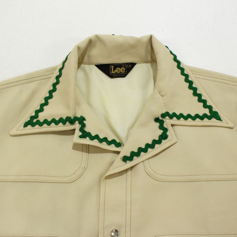 【希少】Lee 70's ウエスタンシャツジャケット DAIRIKU 元ネタ 70s】USA製 Lee western jacket【DAIRIKU元ネタ】 （60s Lee 106