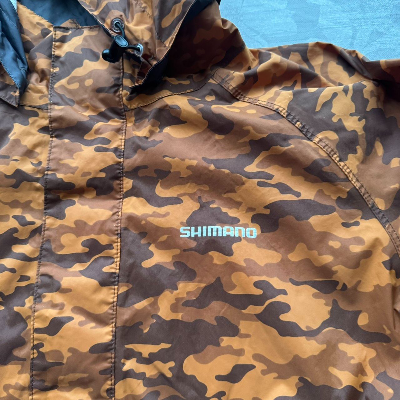 SHIMANO シマノ 透湿防水 カモフラ フィッシングジャケット マウンテン