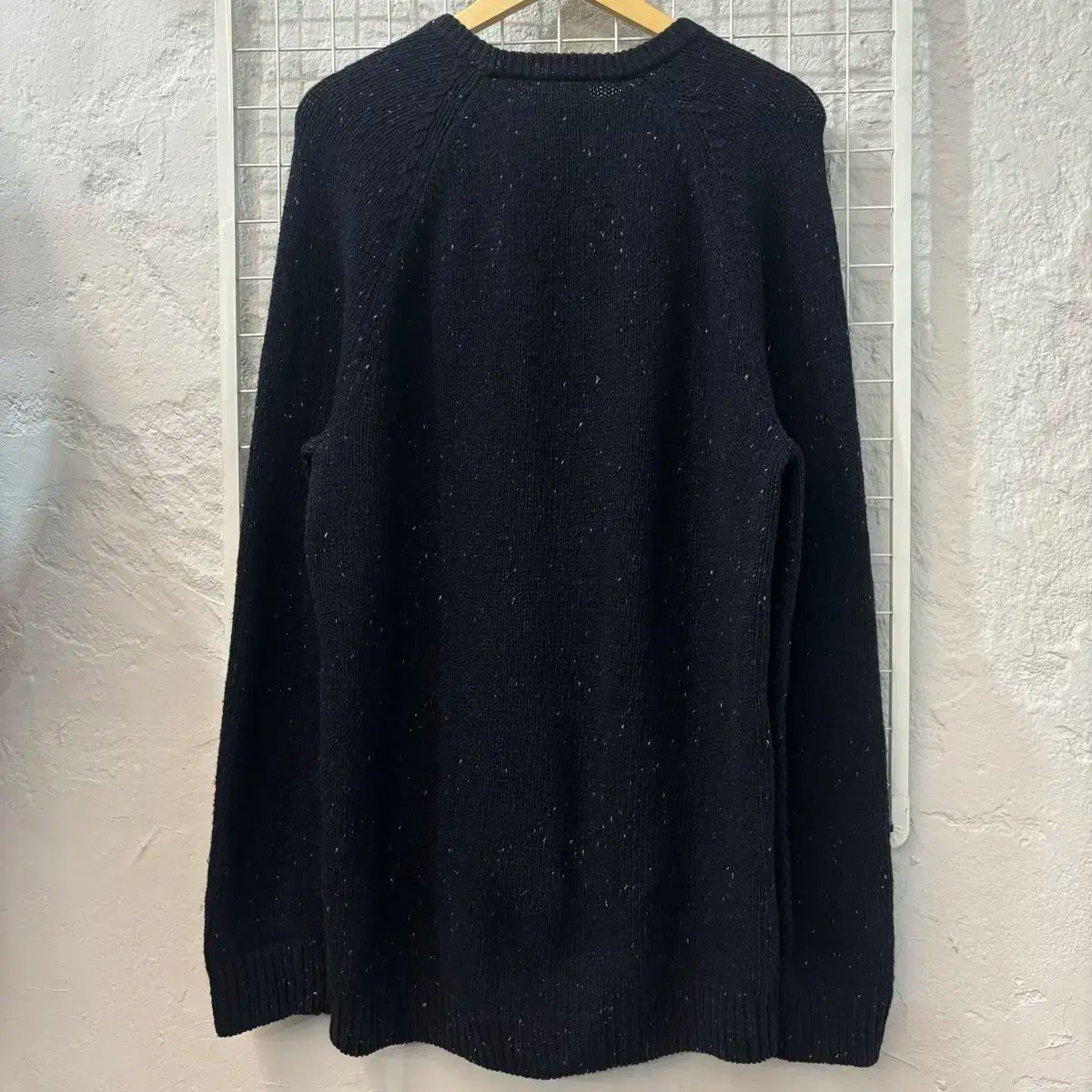 カーハート WIP 앙글리스ティック ネイビー ニット セーター M