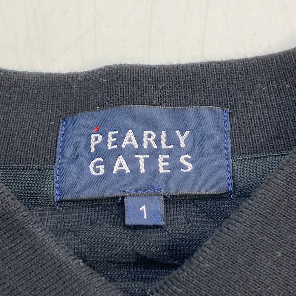 サイズ：1 PEARLY GATES パーリーゲイツ 半袖ポロシャツ ロゴ