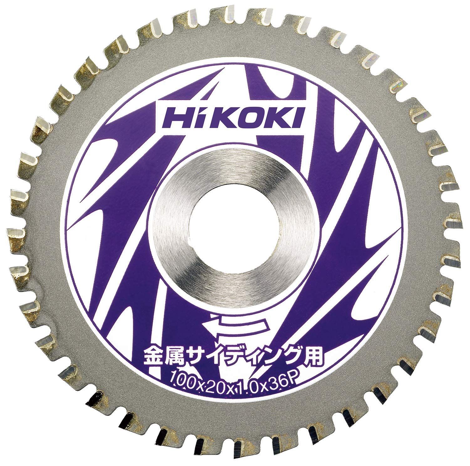 径100mm 穴径20mm 36枚刃 HiKOKI ハイコーキ チップソー 金属サイディング用 100㎜×20 36枚刃 0032-8544