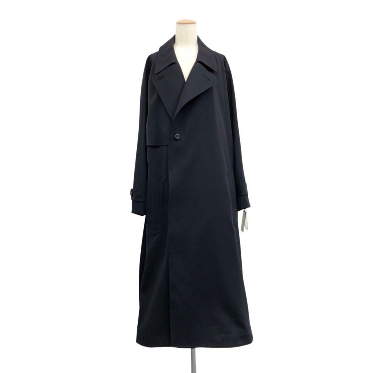 未使用品 THE RERACS ザ リラクス ロングトレンチコート ダーク