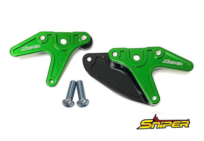 金属製 緑色 スタンド ZX-10R Z900RS Z900 ZX-6R/ZX636 レーシングスタンドフック緑