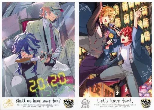 中古】キャラカード 夢野幻太郎＆有栖川帝統/伊弉冉一二三＆