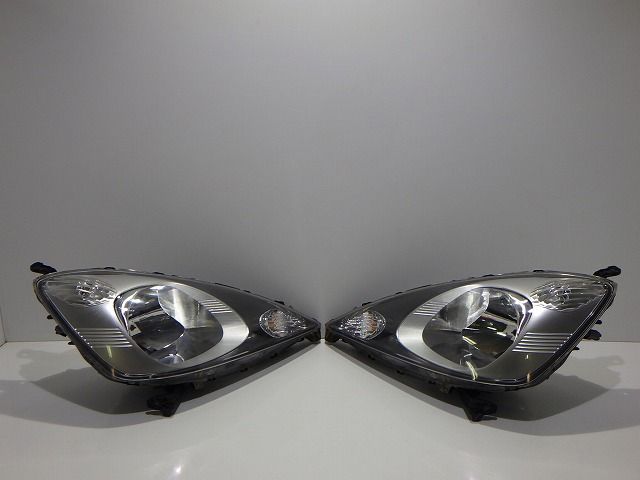 フィット ヘッドライト左右 ハロゲン GE6 7 前期 P6865 8 コーティング 250920076