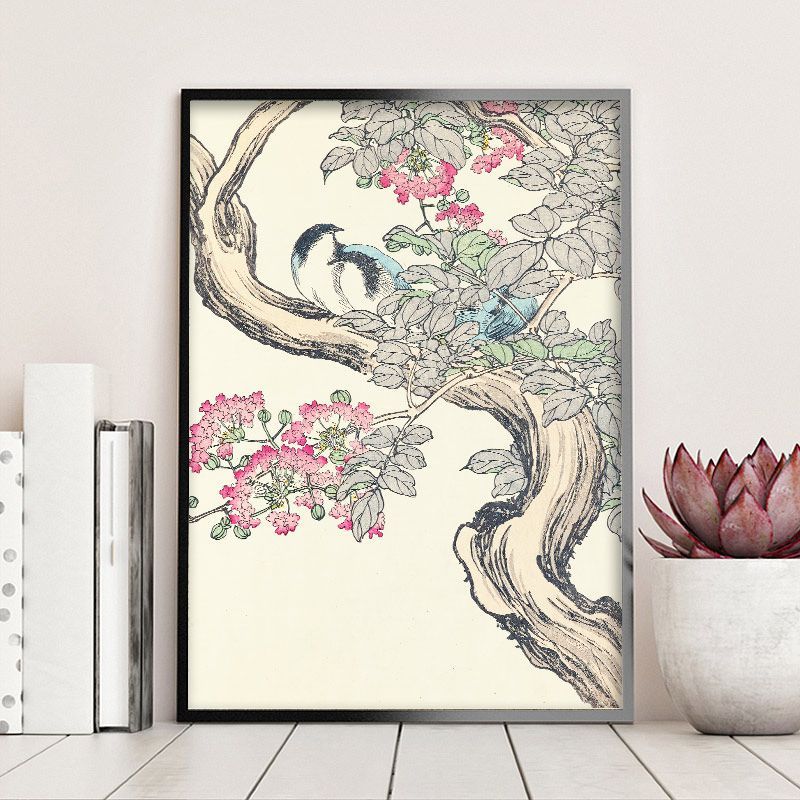 鳥と花の日本画 大判 花鳥 :: Rakuten｜DEJAPAN - Bid and Buy Japan with 0% commission