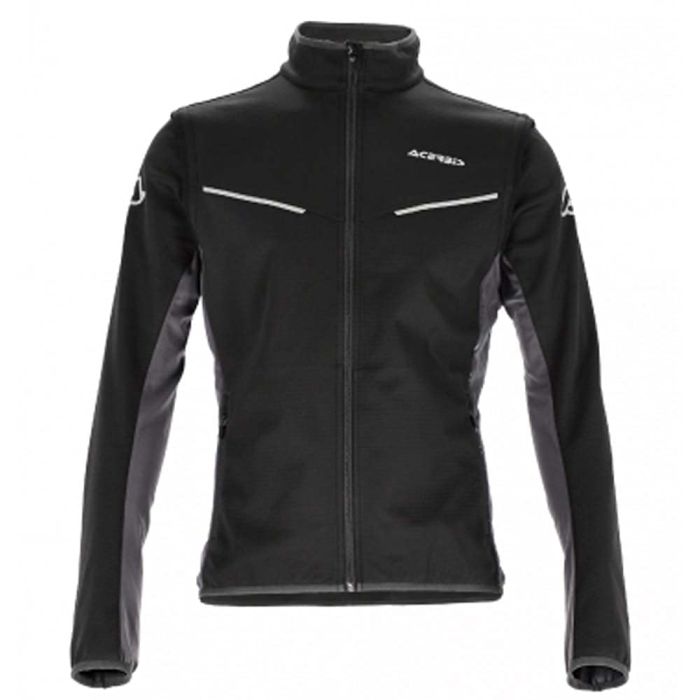 【新品・5営業日で発送】ACERBIS(アチェルビス) TRACK SOFTSHELL JK BK／GY-L AC-24320BK／GY3