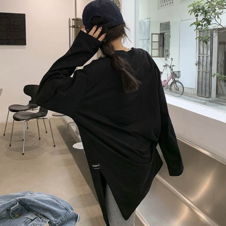 tシャツ 「サステナブル」クロスレイヤードロンT レディース カットソー レディース ロンT トップス Tシャツ プルオーバー