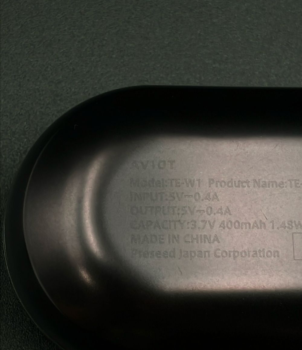 トゥルーワイヤレスイヤホン