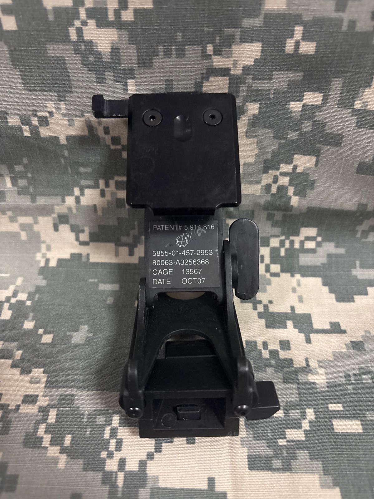 米軍 実物 NOROTOS ノロトス NVG ナイトビジョンマウント A14