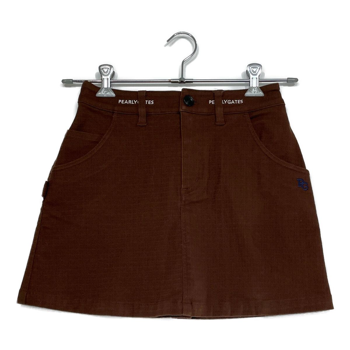 パーリーゲイツPOP 桜 プリントカツラギ ストレッチスカート桜モチーフサイズ0 パーリーゲイツPOP 桜 プリントカツラギ ストレッチスカート桜モチーフ