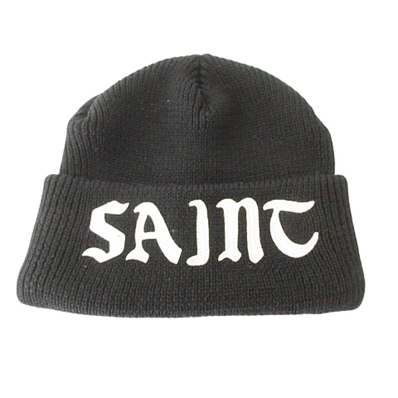セントマイケル SAINTMICHAEL 美品 24AW KNIT CAP ニット帽