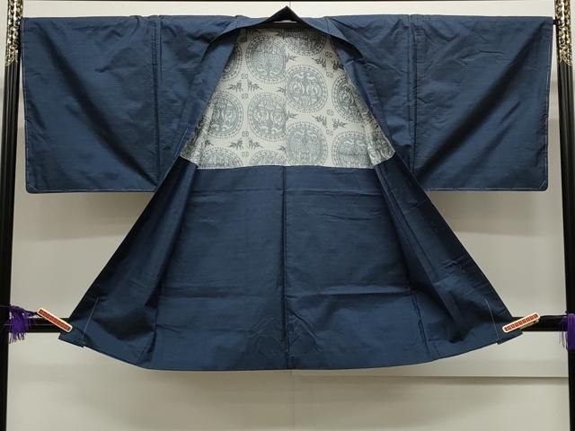 平和屋着物□男性 本場大島紬 アンサンブル 吉祥文 正絹 逸品