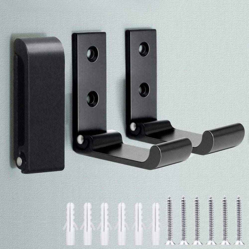 新着商品 COOLBOTANG 壁掛けフック 折り畳み式 3個セット ウォールフック アルミニウム合金 壁フック 耐荷重約5kg コートハンガー コートフック 帽子 洋服掛け 玄関 浴室 寝間 台所 ネジ付き ブッラク