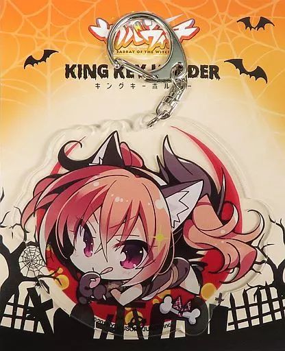 中古】雑貨 因幡めぐる(ハロウィンver.) キングキーホルダー